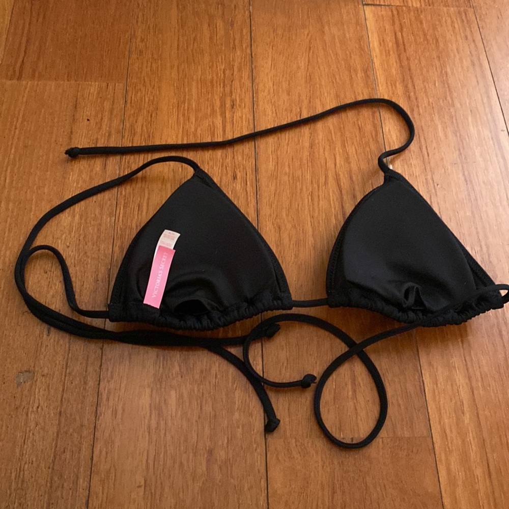 Victoria's Secret Basic Black Triangle Bikini Top… - image 3